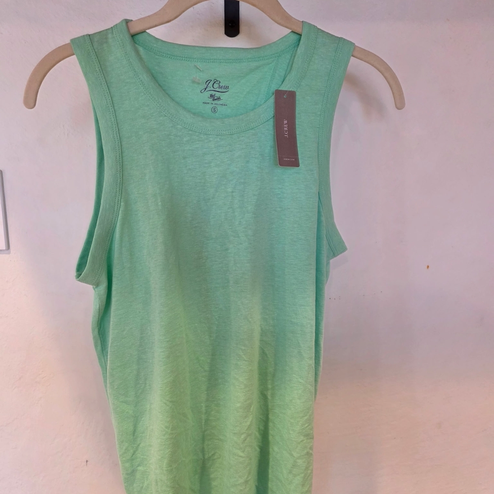 J.Crew Mint Green Sleeveless Tank Top